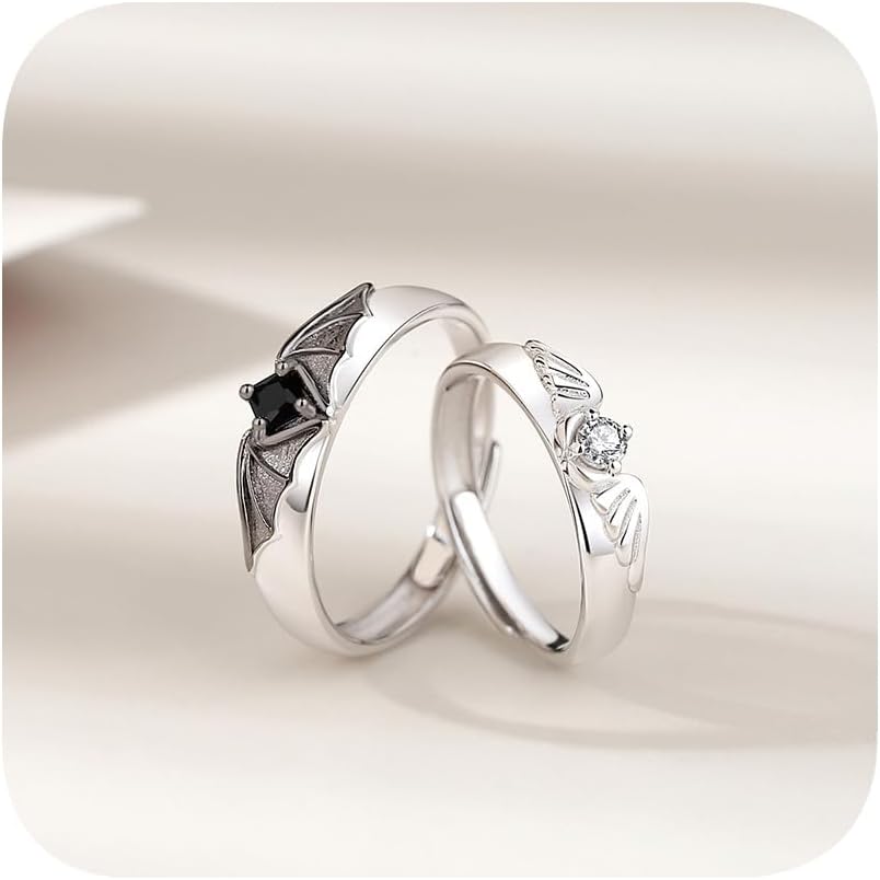 EternaBond 925 Silver Matching Promise Ring Set