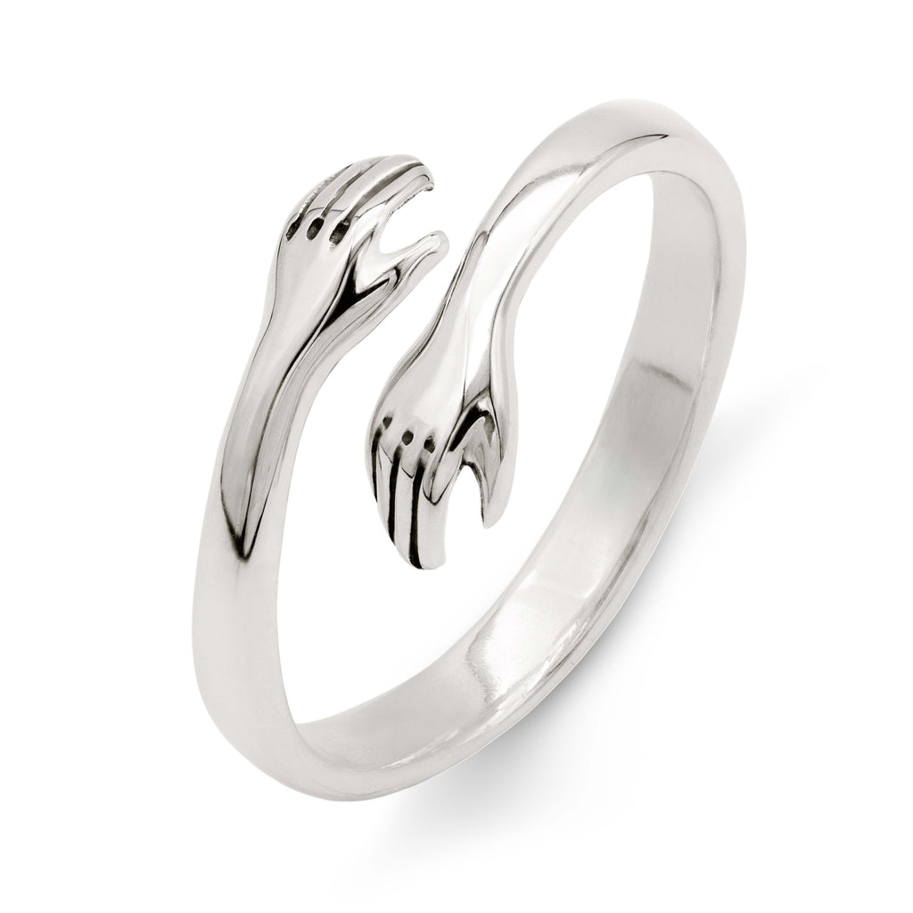 Embrace Your Love: The Sterling Silver Hug Ring