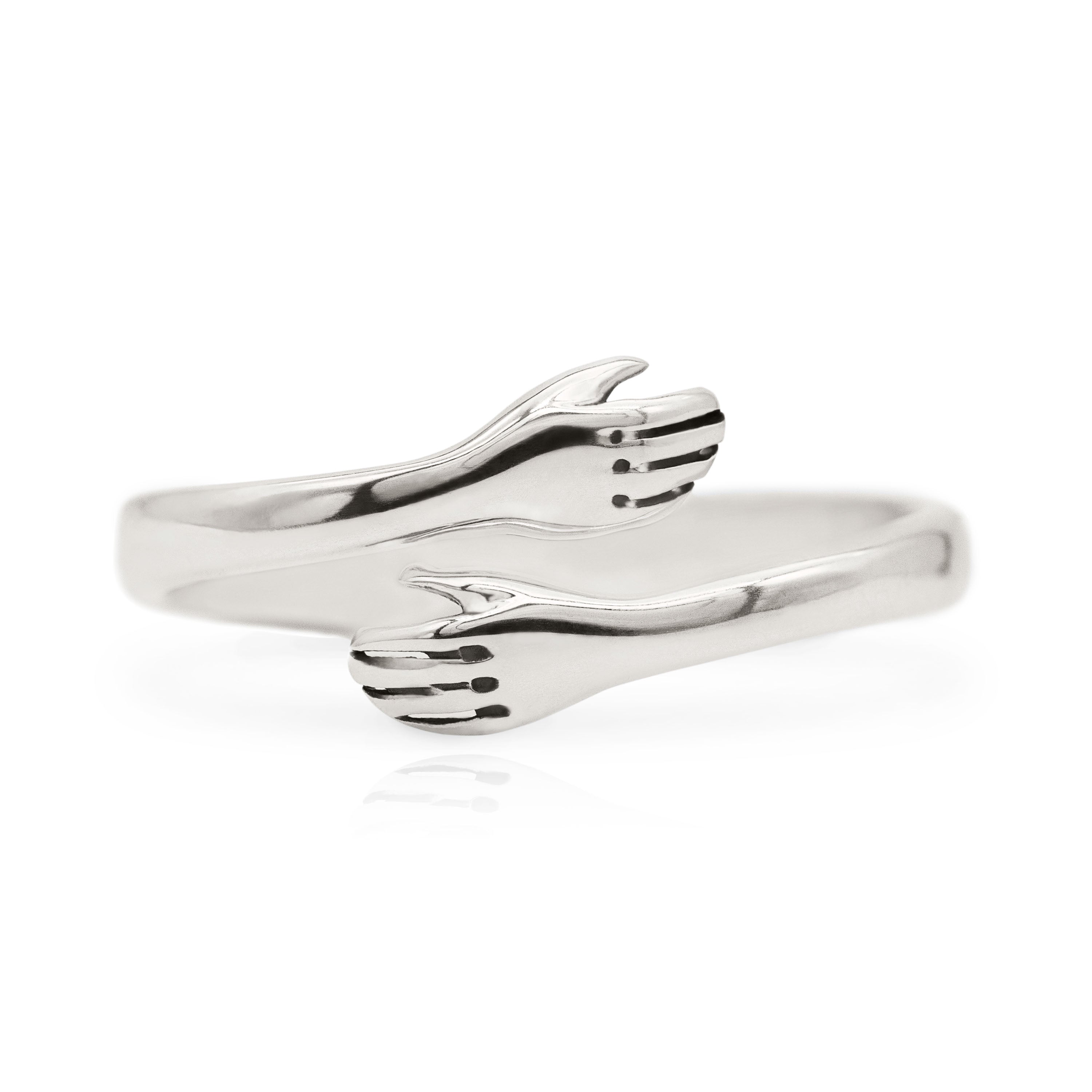 Embrace Your Love: The Sterling Silver Hug Ring