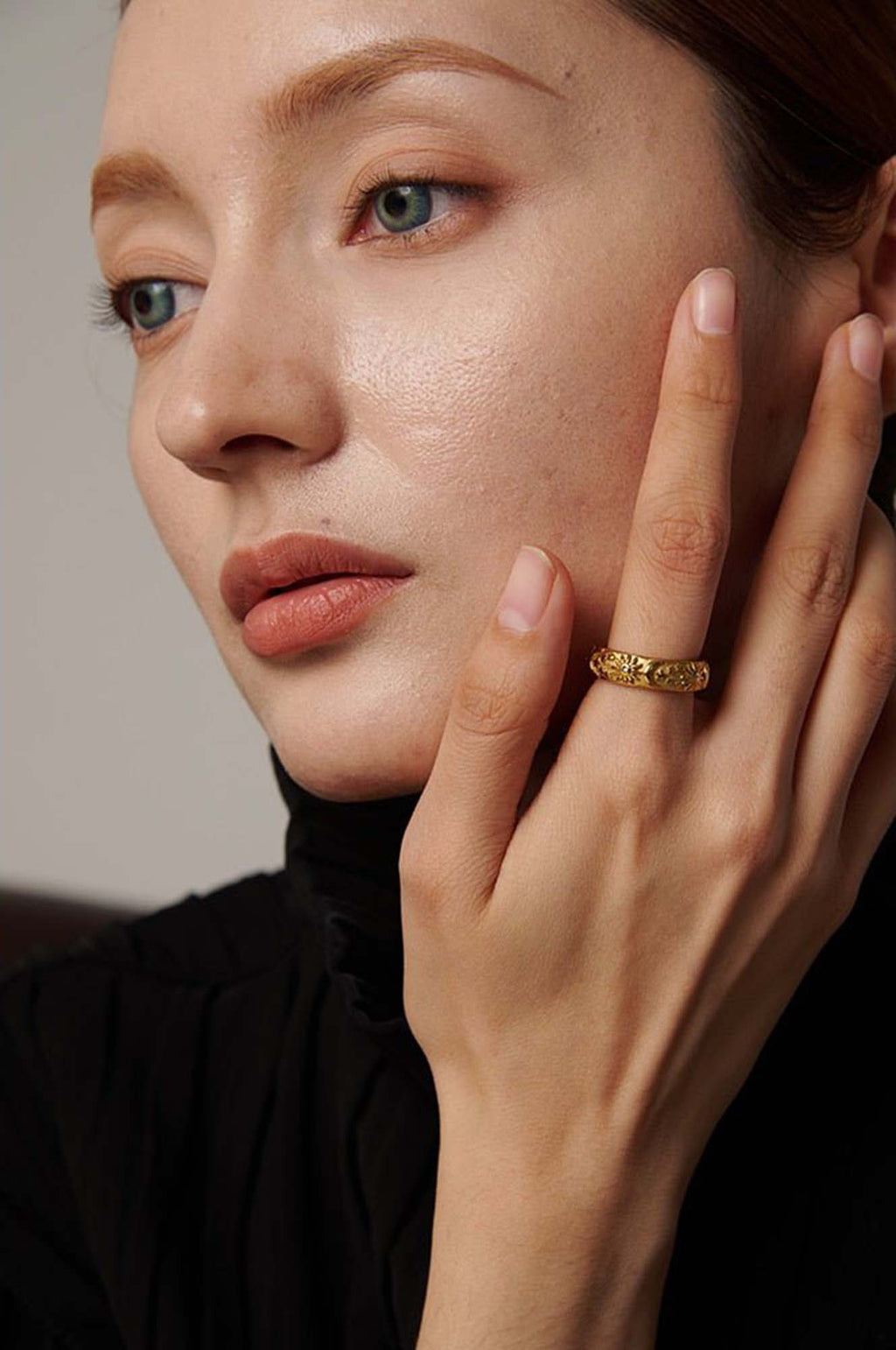 Celestial Embrace: Sun & Moon Ring